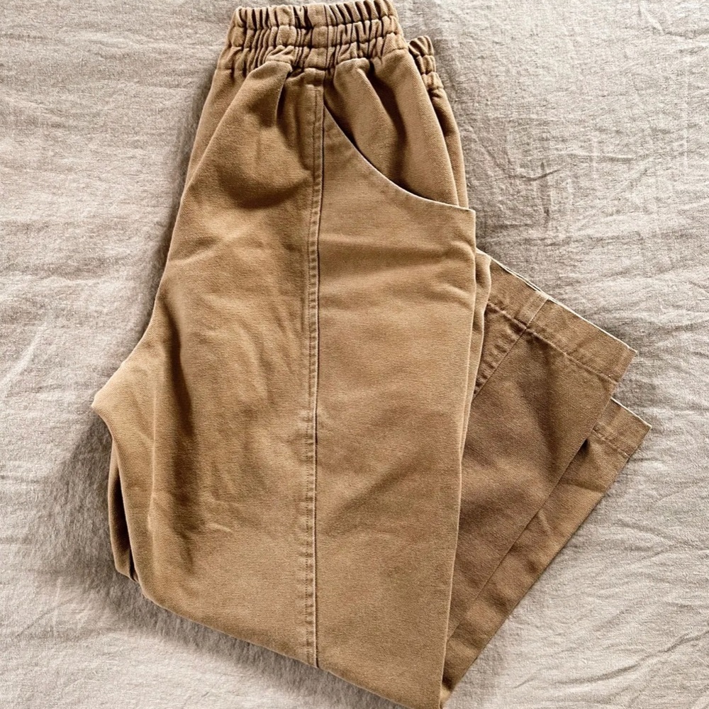 Elizabeth Suzann, Clyde Work Pant, Tan, Size 6 short